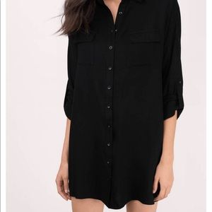 Tobi Button Up Tunic Dress